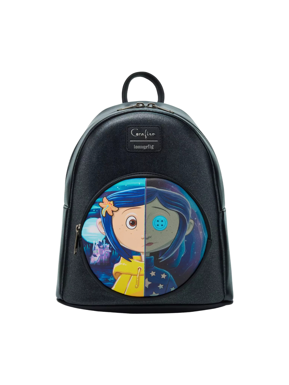 Sac à dos Split face iridescent Coraline LOUNGEFLY