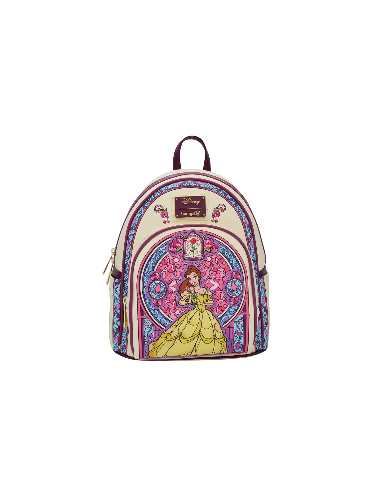Sac à dos Belle stained glass portrait La belle & la bête LOUNGEFLY