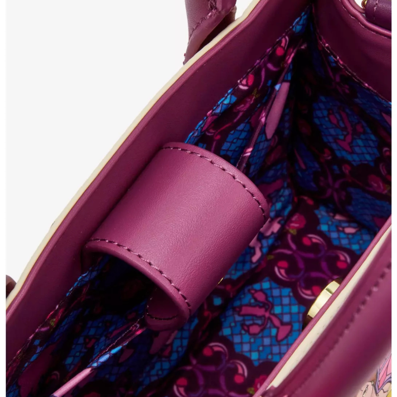 Sac à bandoulière Belle stained glass portrait la belle & la bête LOUNGEFLY