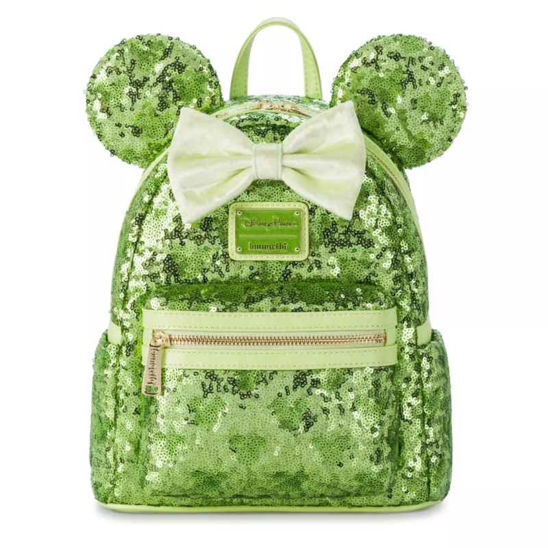 Sac à dos Minnie Mouse Sequin Fée clochette vert LOUNGEFLY