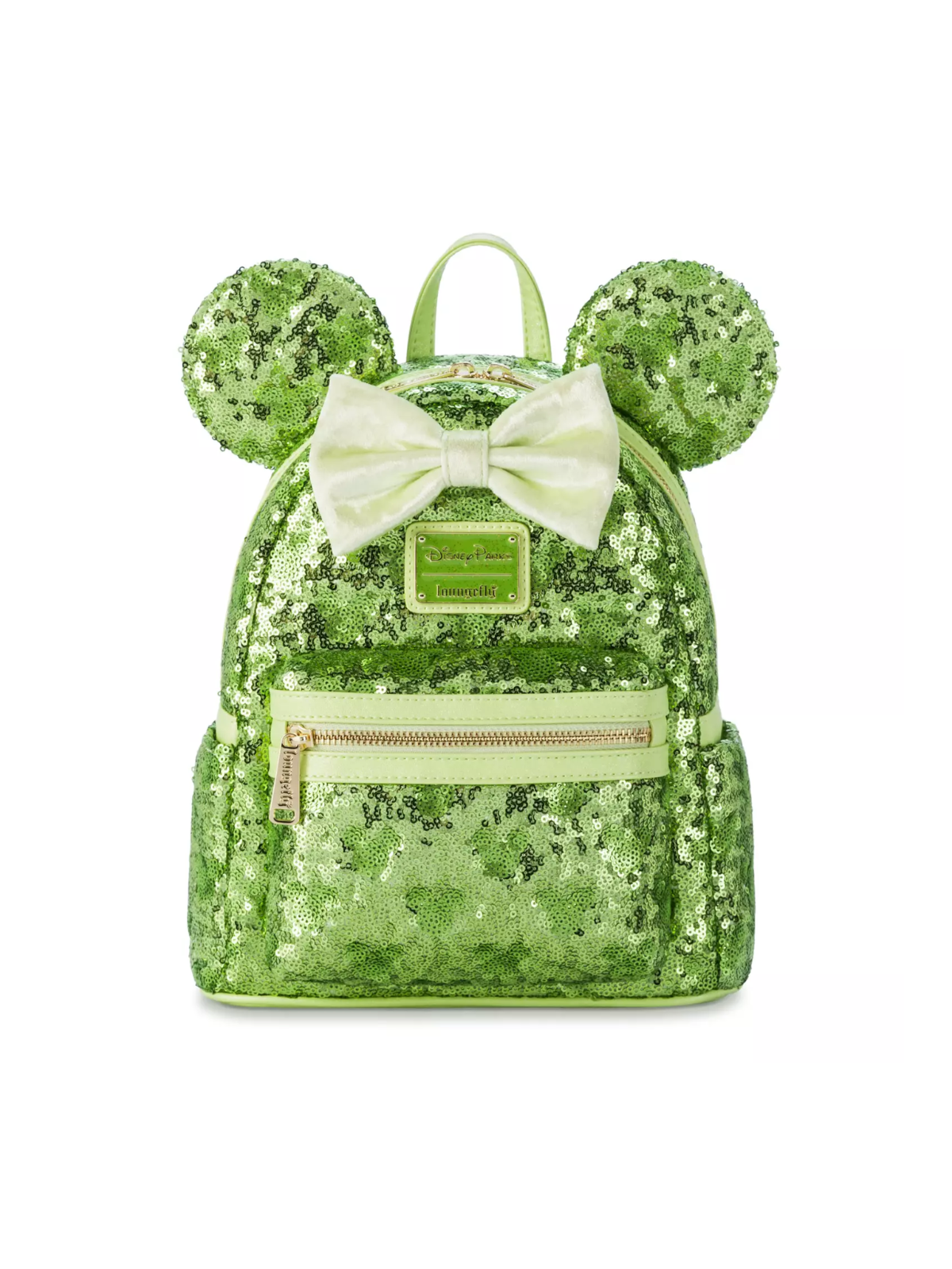 Sac à dos Minnie Mouse Sequin Fée clochette vert LOUNGEFLY