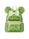 Sac à dos Minnie Mouse Sequin Fée clochette vert LOUNGEFLY