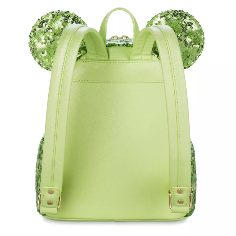 Sac à dos Minnie Mouse Sequin Fée clochette vert LOUNGEFLY