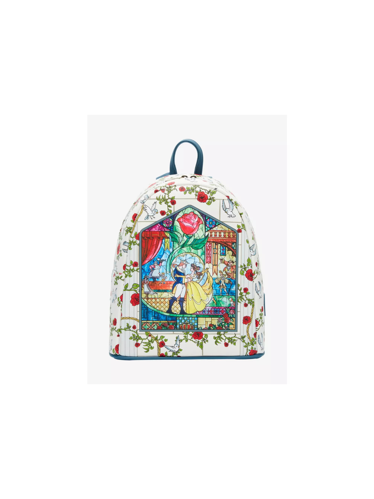 Sac à dos Belle Stained glass La belle & la bête LOUNGEFLY