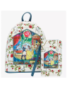 Sac à dos Belle Stained glass La belle & la bête LOUNGEFLY
