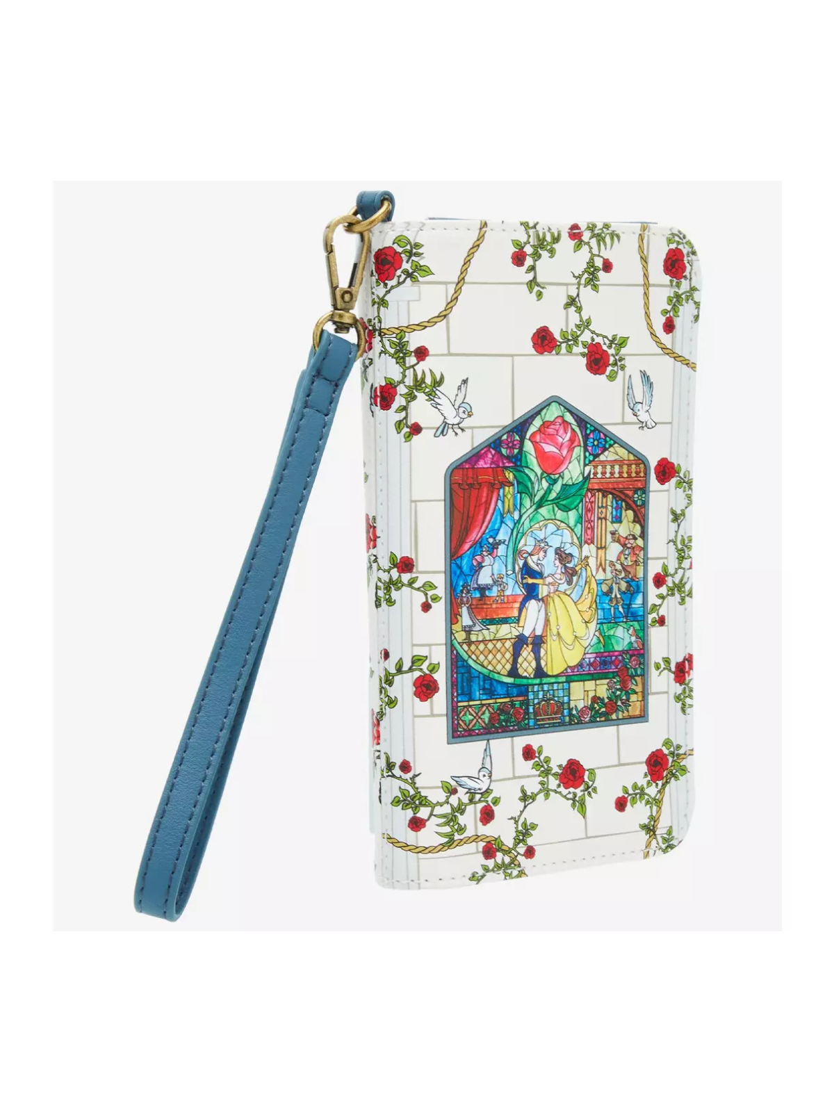 Portefeuille Belle Stained glass La belle & la bête LOUNGEFLY