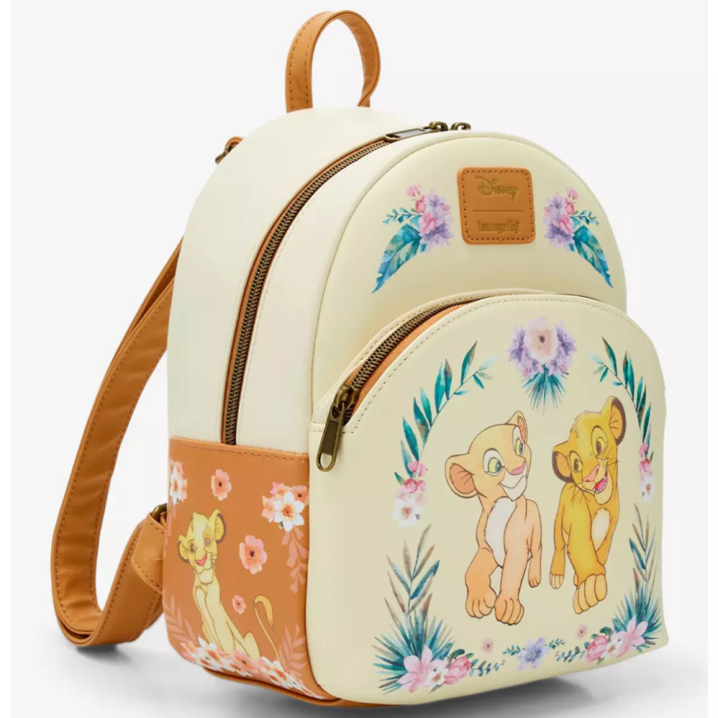 Sac à dos Nala & Simba floral Le roi lion LOUNGEFLY