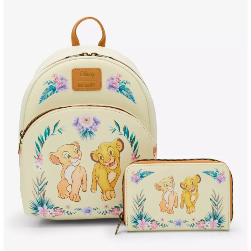 Sac à dos Nala & Simba floral Le roi lion LOUNGEFLY