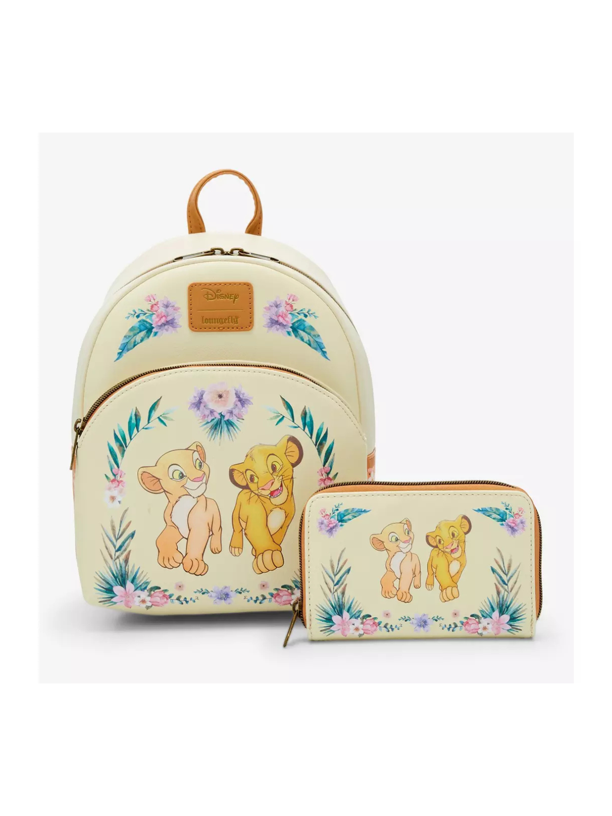 Sac à dos Nala & Simba floral Le roi lion LOUNGEFLY