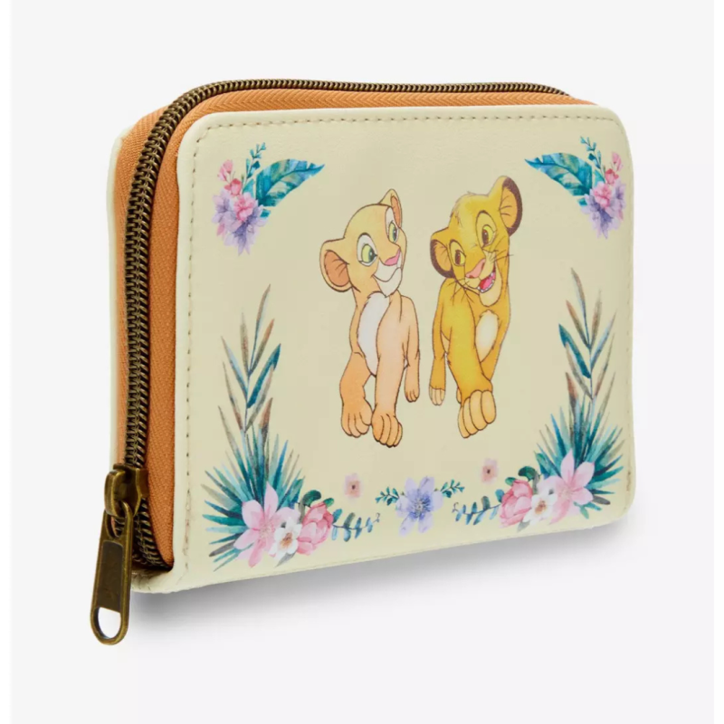Portefeuille Nala & Simba floral Le roi lion LOUNGEFLY