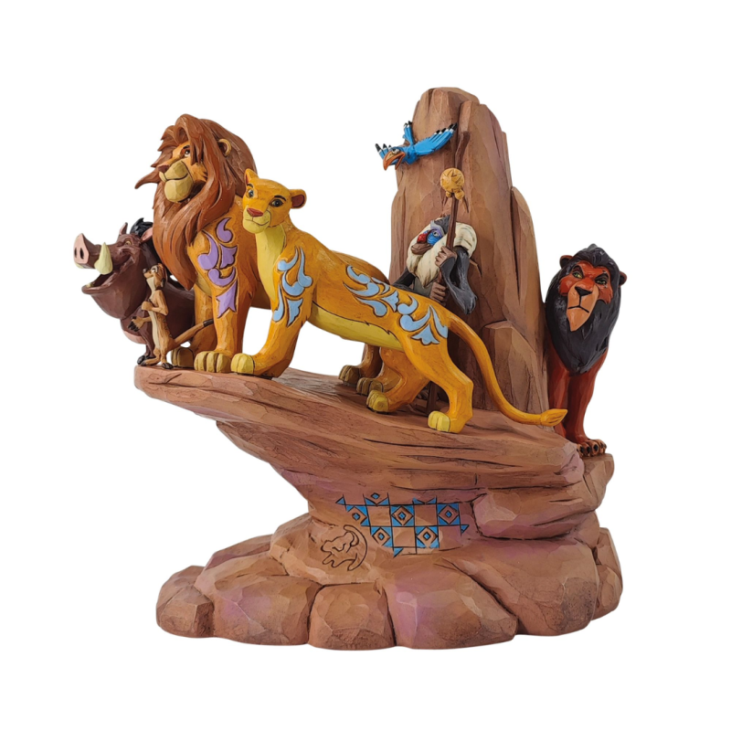 Figurine Le roi lion Carved stone Disney traditions 6014329