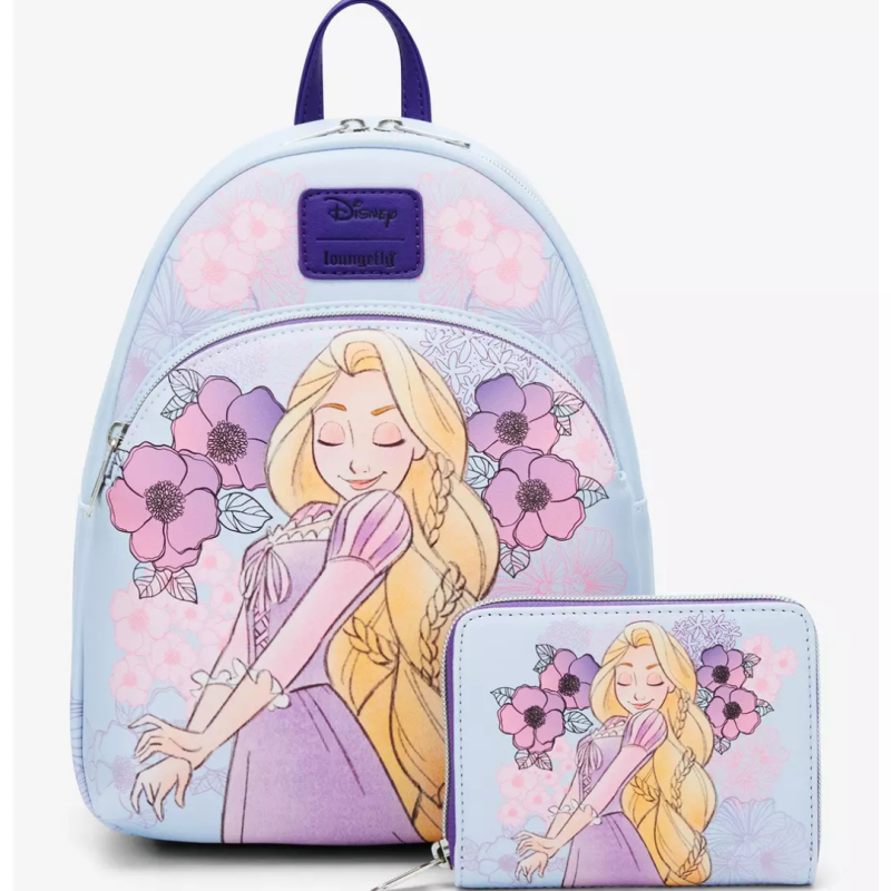Sac à dos pastel flowers Raiponce LOUNGEFLY