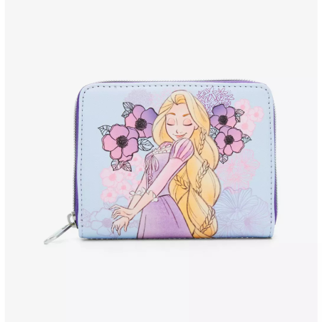 Portefeuille pastel flowers Raiponce LOUNGEFLY