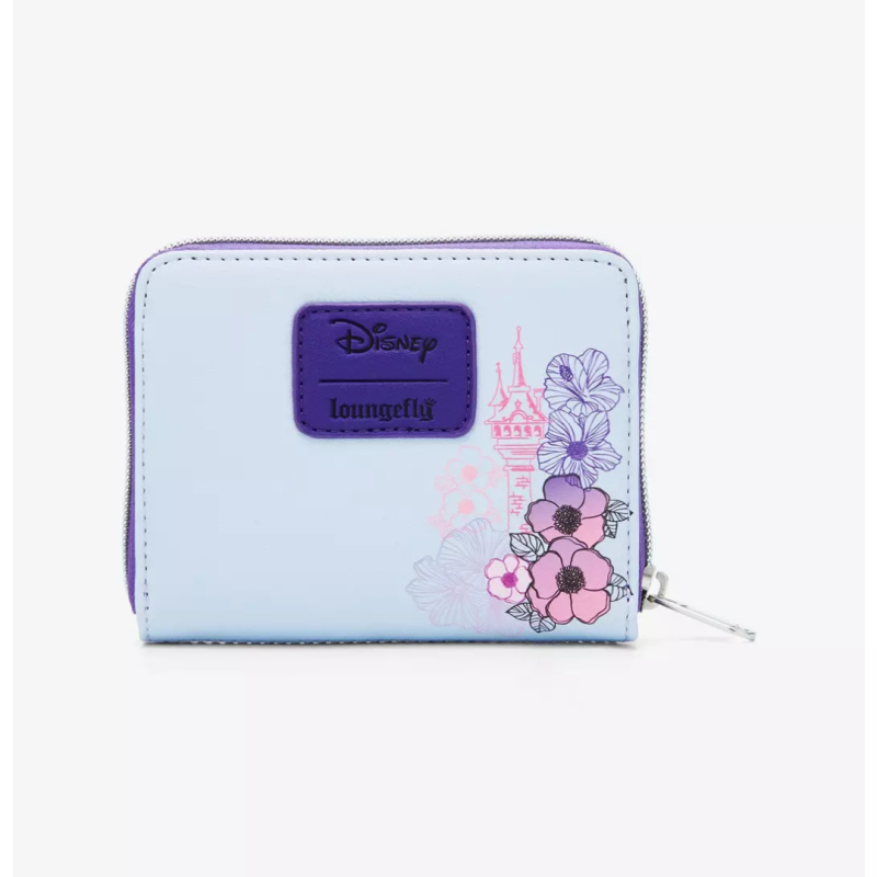 Portefeuille pastel flowers Raiponce LOUNGEFLY