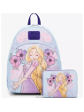 Portefeuille pastel flowers Raiponce LOUNGEFLY