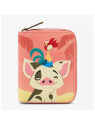 Portefeuille Pua & HeiHei sunset Vaiana LOUNGEFLY