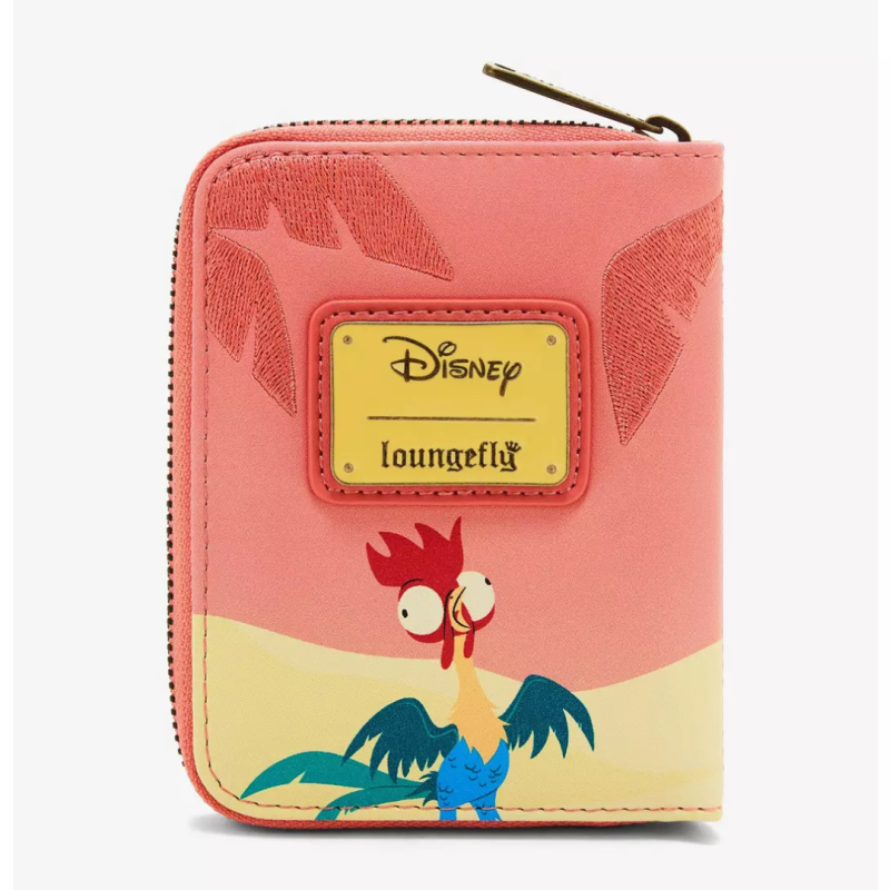 Portefeuille Pua & HeiHei sunset Vaiana LOUNGEFLY