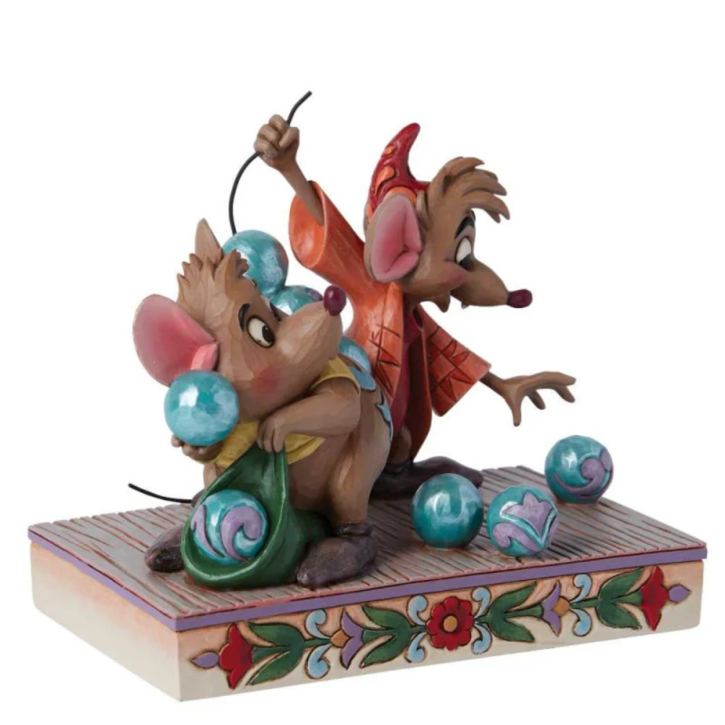 Figurine Gus et Jaq Cendrillon Disney traditions 6015020
