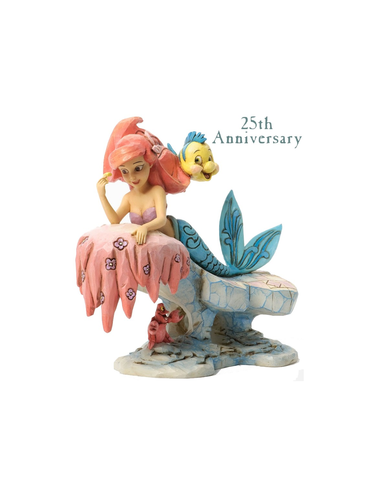 Figurine Ariel on rock 25ème anniversaire Disney traditions 4037501