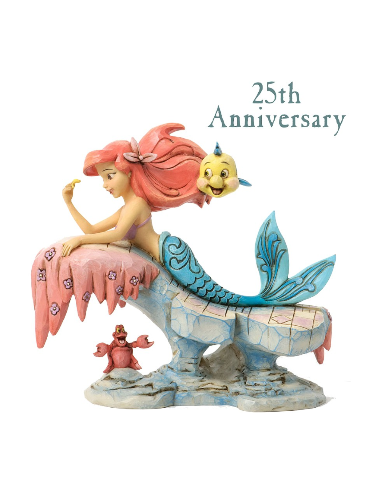 Figurine Ariel on rock 25ème anniversaire Disney traditions 4037501