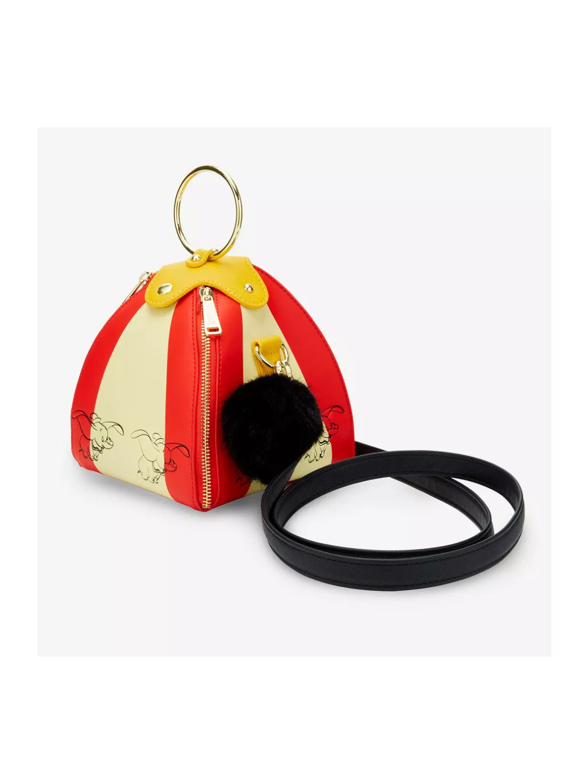 Sac à bandoulière Circus tent figural Dumbo LOUNGEFLY