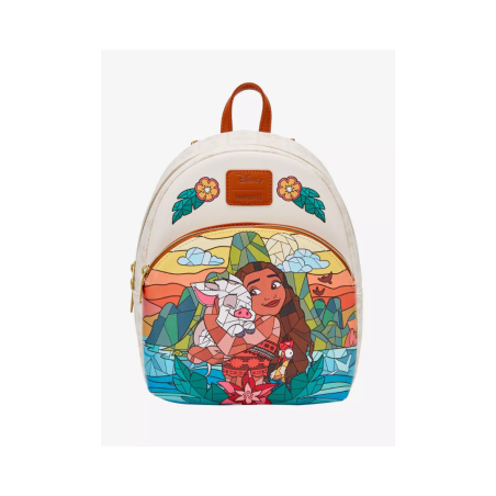 Sac à dos stained glass Vaiana and friends LOUNGEFLY