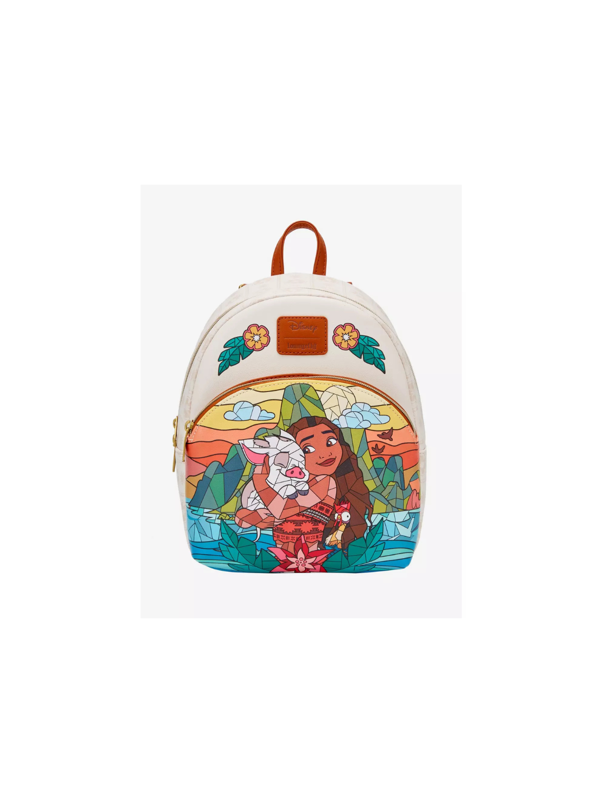 Sac à dos stained glass Vaiana and friends LOUNGEFLY