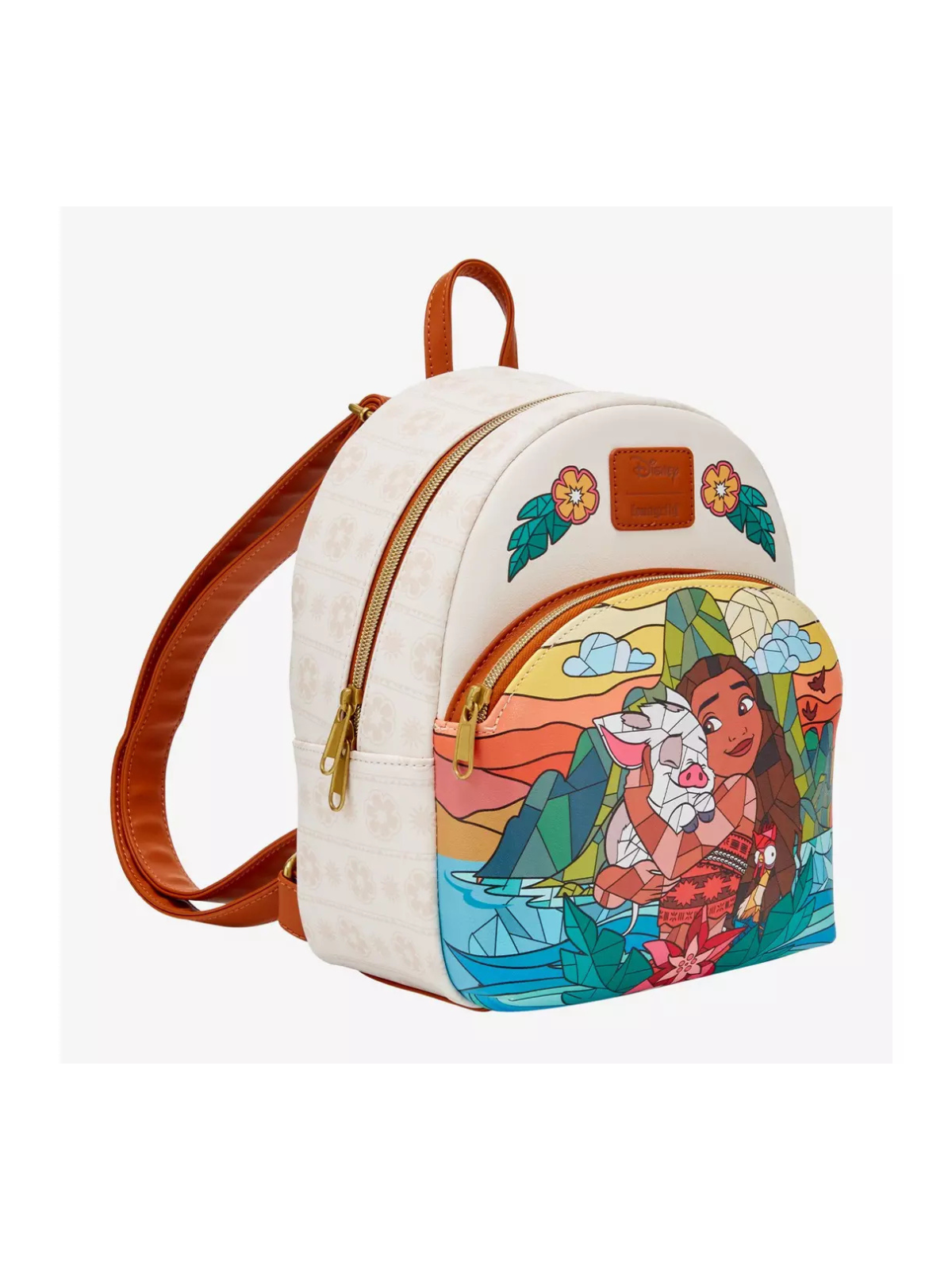 Sac à dos stained glass Vaiana and friends LOUNGEFLY