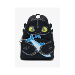Sac à dos Toothless & fish figural Dragons LOUNGEFLY
