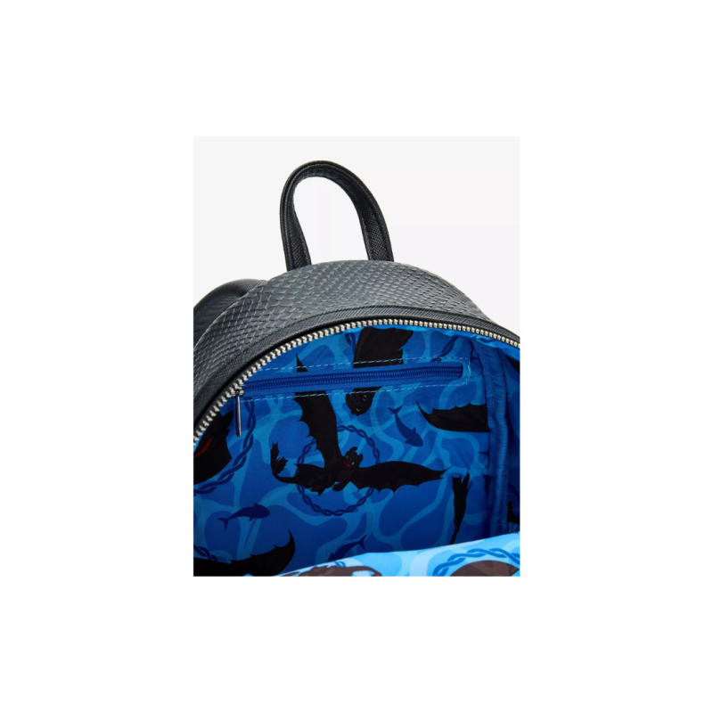 Sac à dos Toothless & fish figural Dragons LOUNGEFLY
