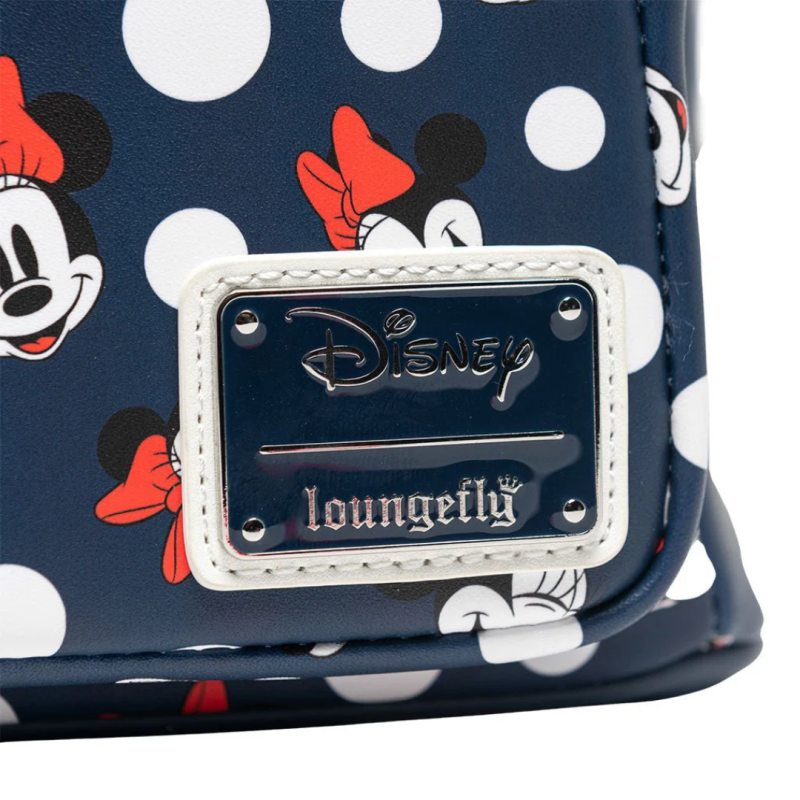 Sac à dos Minnie Mouse Polka dot navy LOUNGEFLY