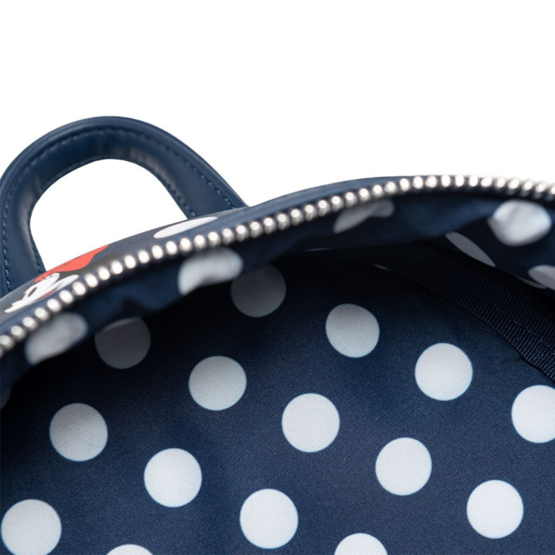 Sac à dos Minnie Mouse Polka dot navy LOUNGEFLY