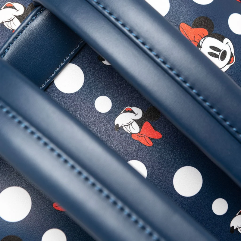 Sac à dos Minnie Mouse Polka dot navy LOUNGEFLY