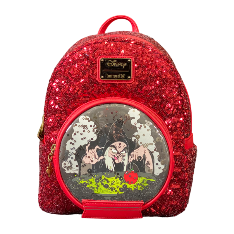 Sac à dos Disney villains Evil Queen snowglobe Blanche-neige LOUNGEFLY