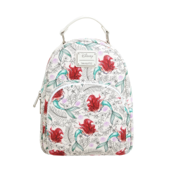 Sac à dos Ariel Sketch Print La petite sirène LOUNGEFLY