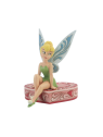 Figurine Fée clochette assise sur coeur Disney traditions 6005966