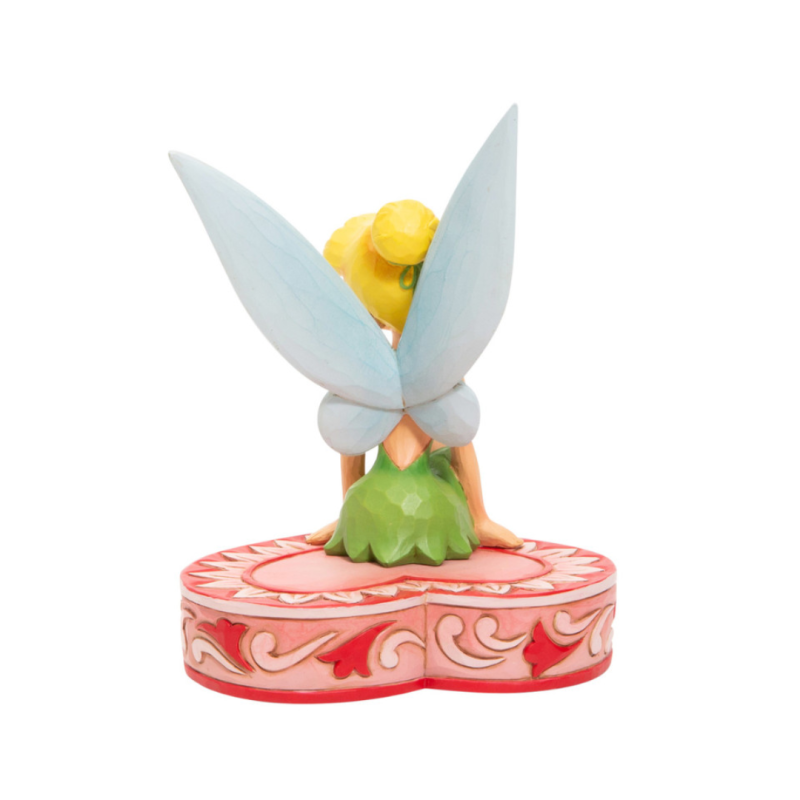 Figurine Fée clochette assise sur coeur Disney traditions 6005966