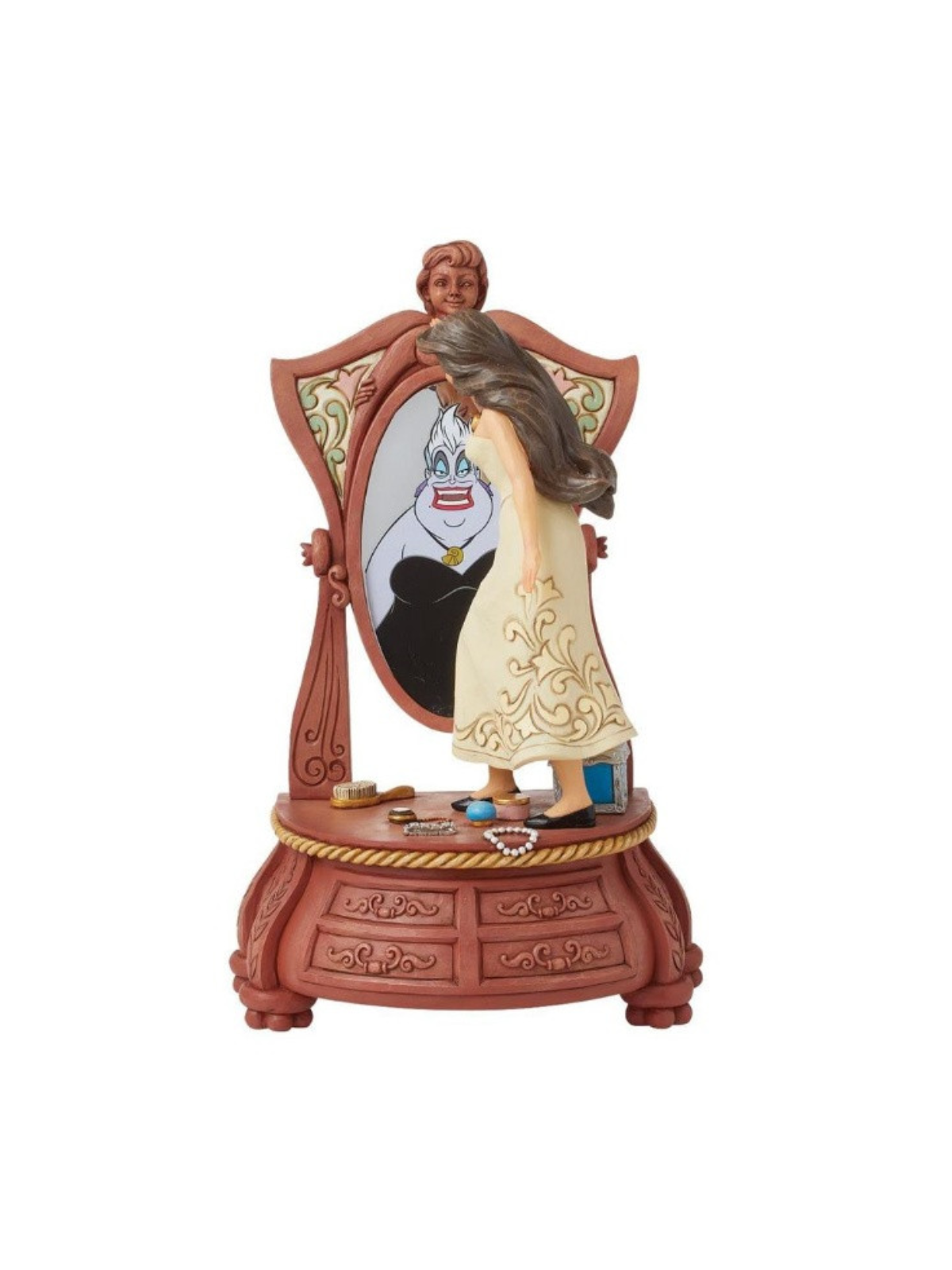 Figurine Scène de vanité de Vanessa avec Ursula La petite sirène Disney traditions 6016343