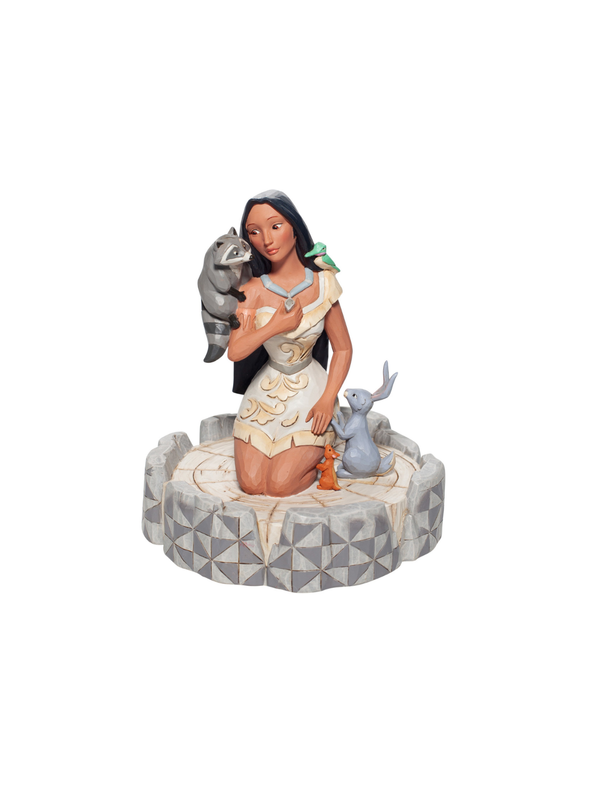 Figurine Pocahontas white woodland Disney traditions 6007062