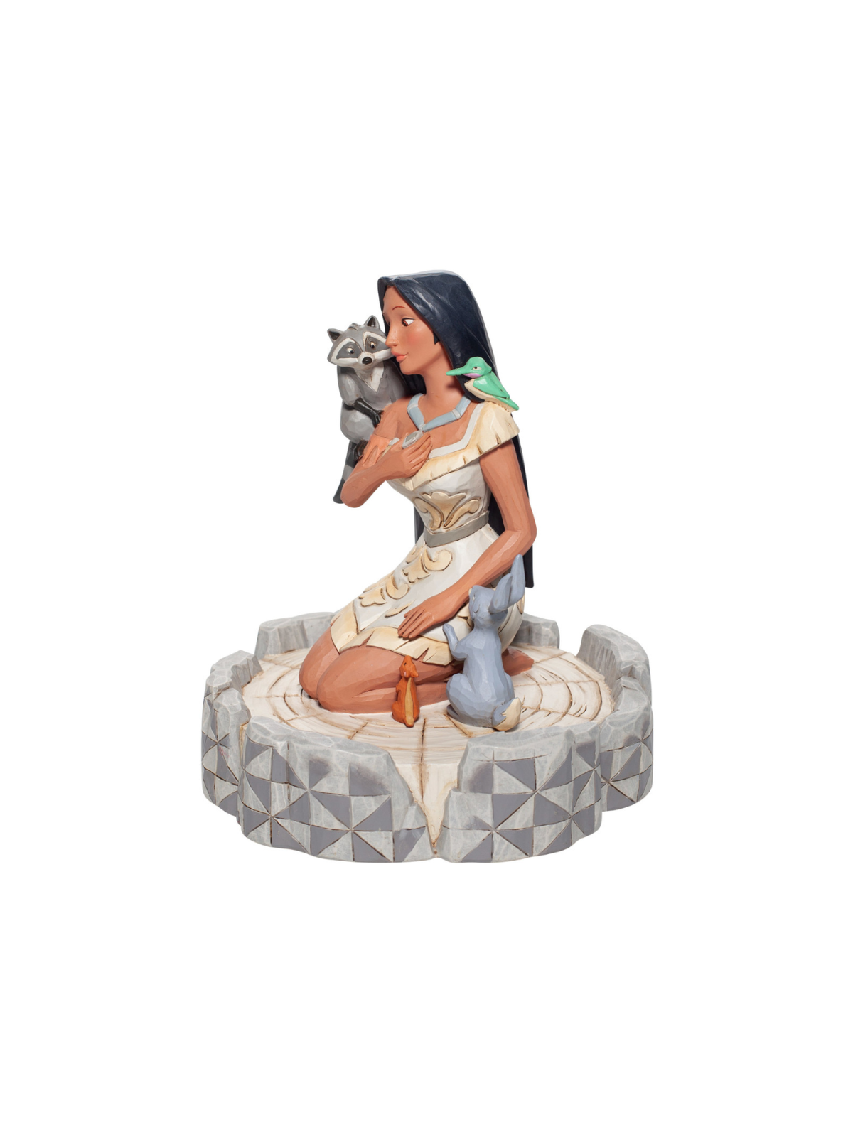 Figurine Pocahontas white woodland Disney traditions 6007062