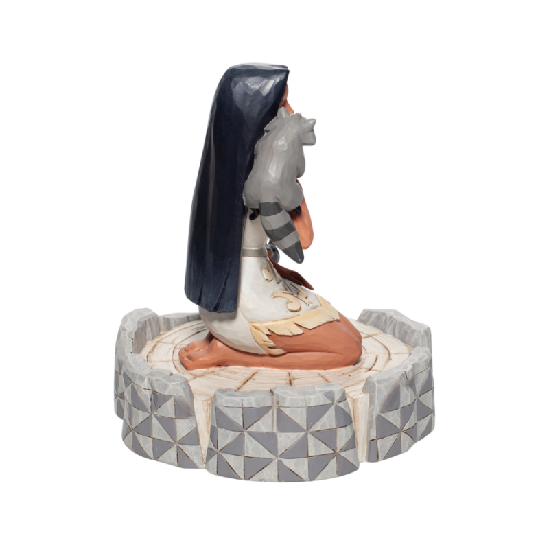 Figurine Pocahontas white woodland Disney traditions 6007062
