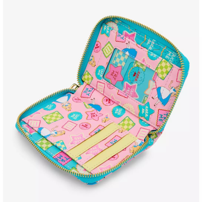 Portefeuille Take me cookie Alice au pays des merveilles LOUNGEFLY