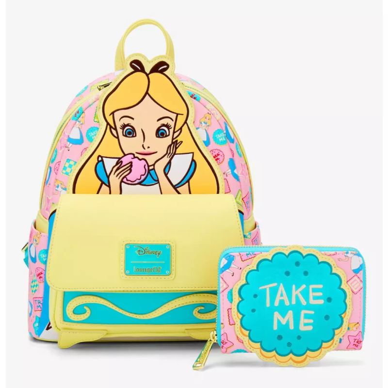 Portefeuille Take me cookie Alice au pays des merveilles LOUNGEFLY