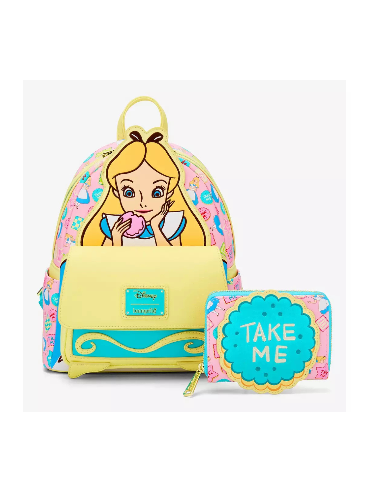 Portefeuille Take me cookie Alice au pays des merveilles LOUNGEFLY