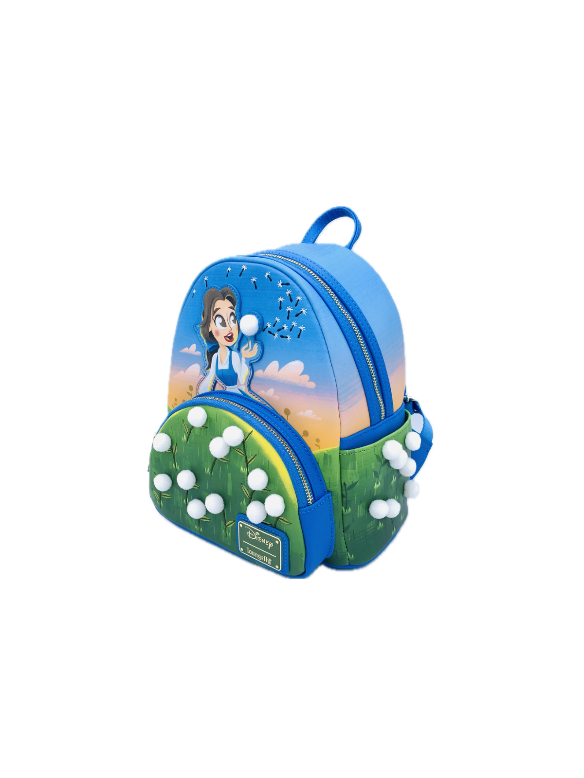 Sac à dos Belle flower puffs La belle & la bête LOUNGEFLY