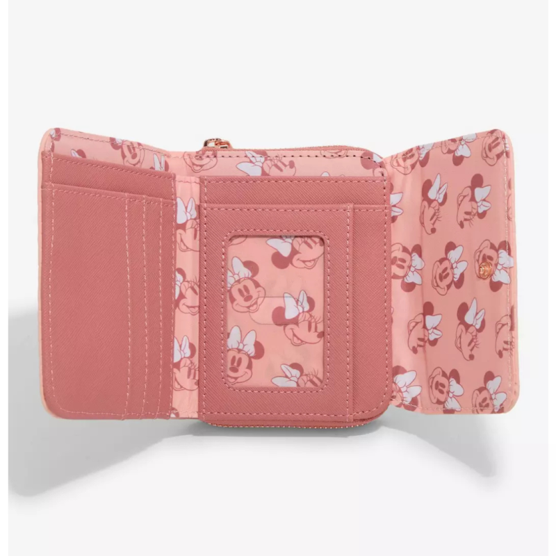 Portefeuille Minnie mouse debossed LOUNGEFLY