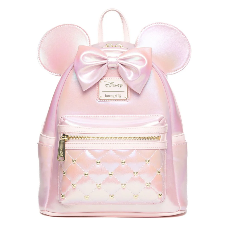 Sac à dos rose irridescent Minnie Mouse LOUNGEFLY