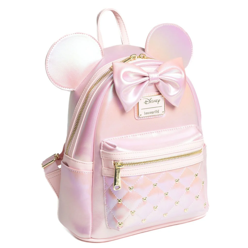 Sac à dos rose irridescent Minnie Mouse LOUNGEFLY