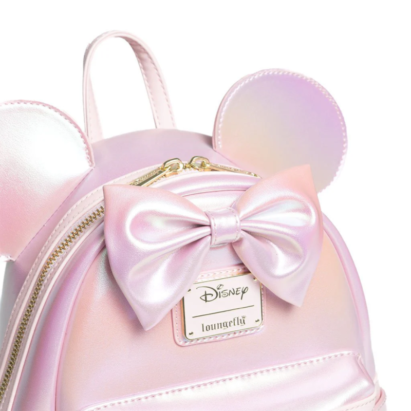 Sac à dos rose irridescent Minnie Mouse LOUNGEFLY
