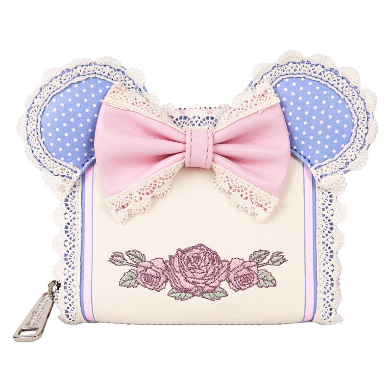 Portefeuille Minnie Floral And Lace Ears LOUNGEFLY